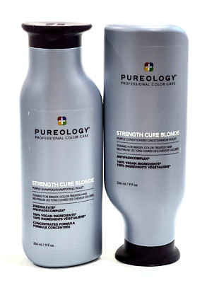 Pureology Strength Cure Blonde Shampoo and Conditioner Set 9 fl oz / 266 ml Each
