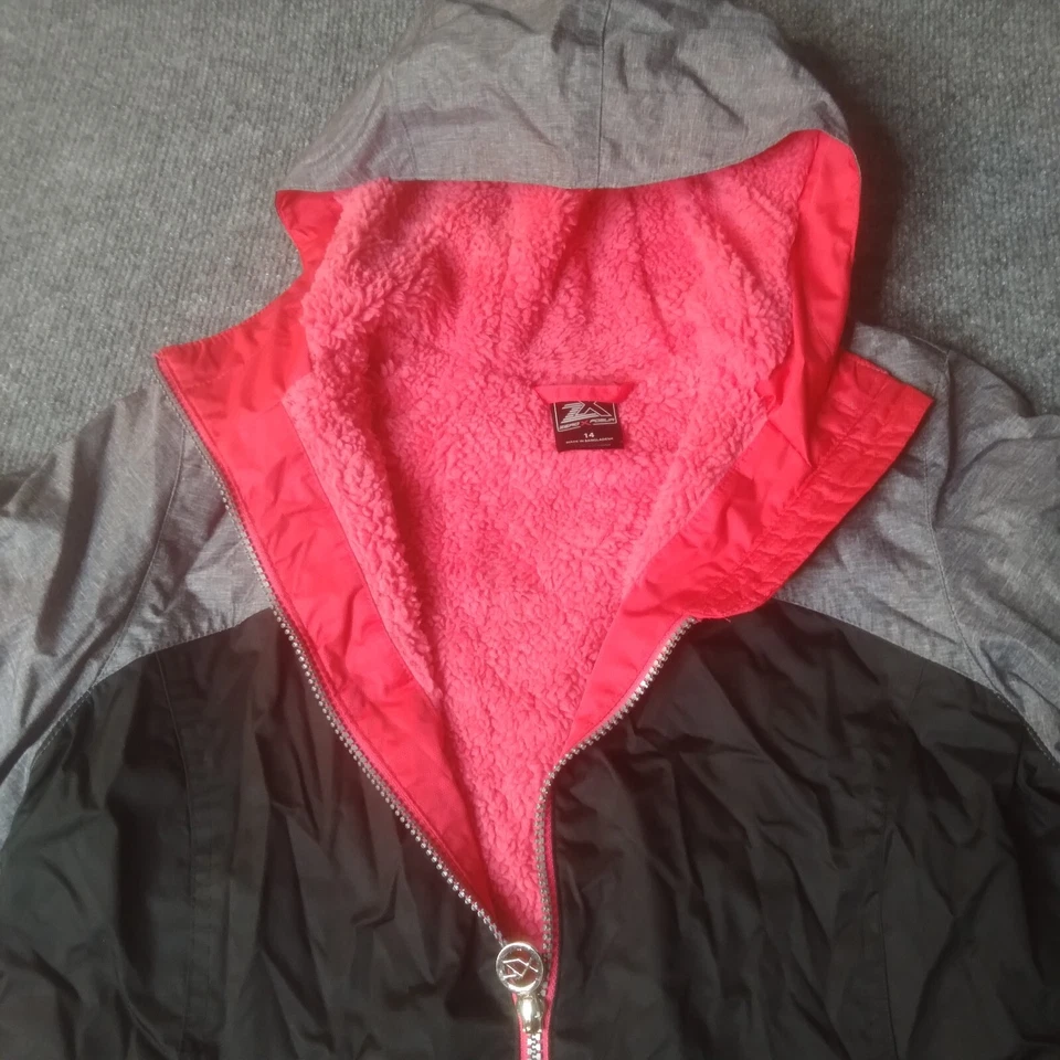 Zero Xposure Winter Jacket Coat Women Junior  Size 14 Hood Flee E Ligned - Image 3 of 4