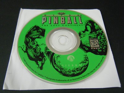 3-D Ultra Pinball: The Lost Continent (PC & Mac, 1997) - Disc Only!!!!