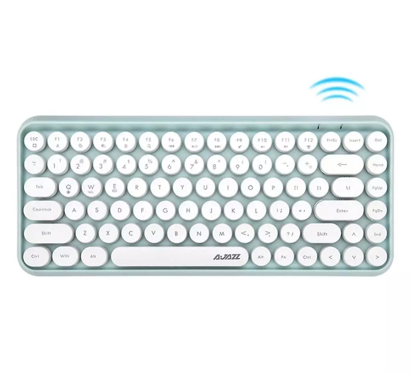Ajazz 308i Bluetooth Wireless Keyboard 84 Keys Round Keycaps