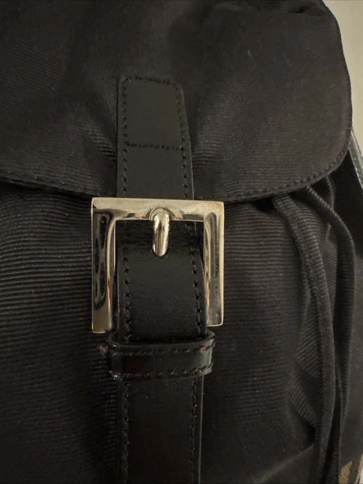 FENDI Italian Logo Nylon Backpack - Image 2 of 4