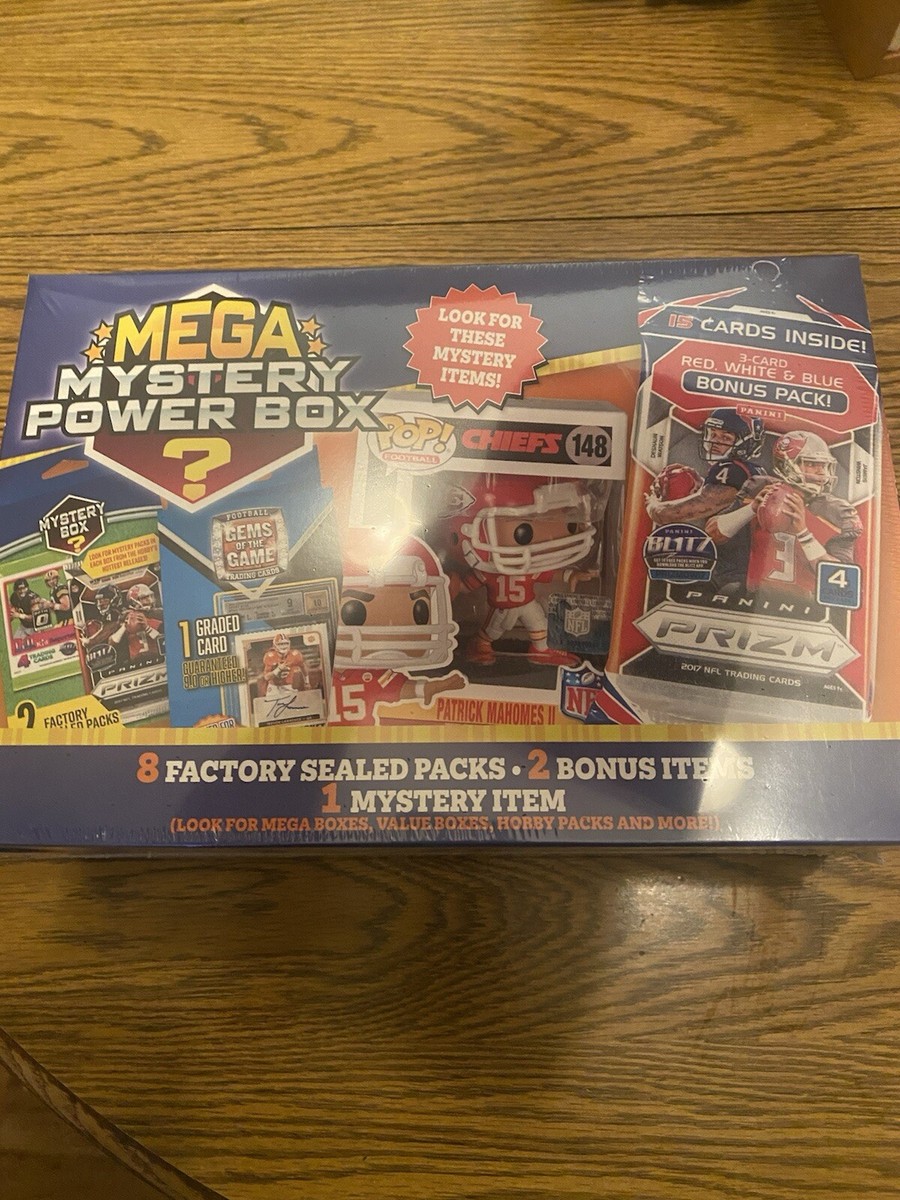 2024 NFL Mega Mystery Power Box Football MJ Holdings Meijer! Optic