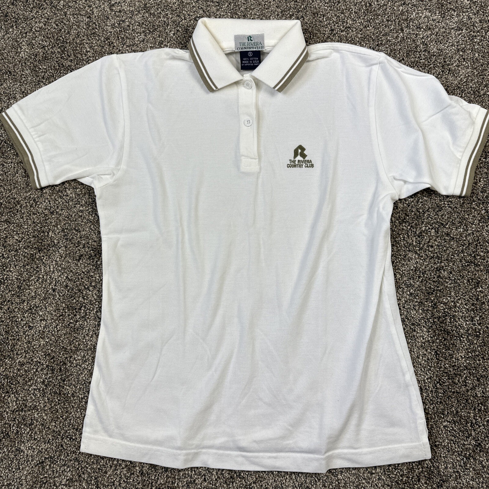 Vintage Official Riviera Country Club Golf Polo Shirt… Gem
