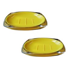 Soap Dishes 2PCS, Premium Soap Holder, Soap Saver Lightweight Portable Easy C...