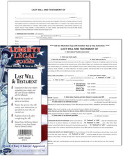 Last Will Testament Forms Kit for USA - Complete Do-It-Yourself Legal Document