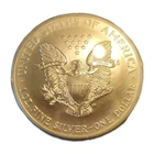 2002 AMERICAN SILVER EAGLE 1 TROY OZ .999 FINE SILVER