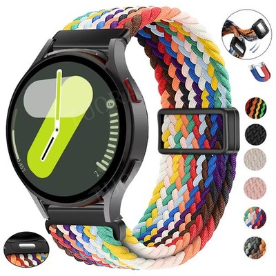 Nylon Armband für Samsung Galaxy Watch FE 7 6 5 4 40mm 44mm 4 6 Classic 42/47mm