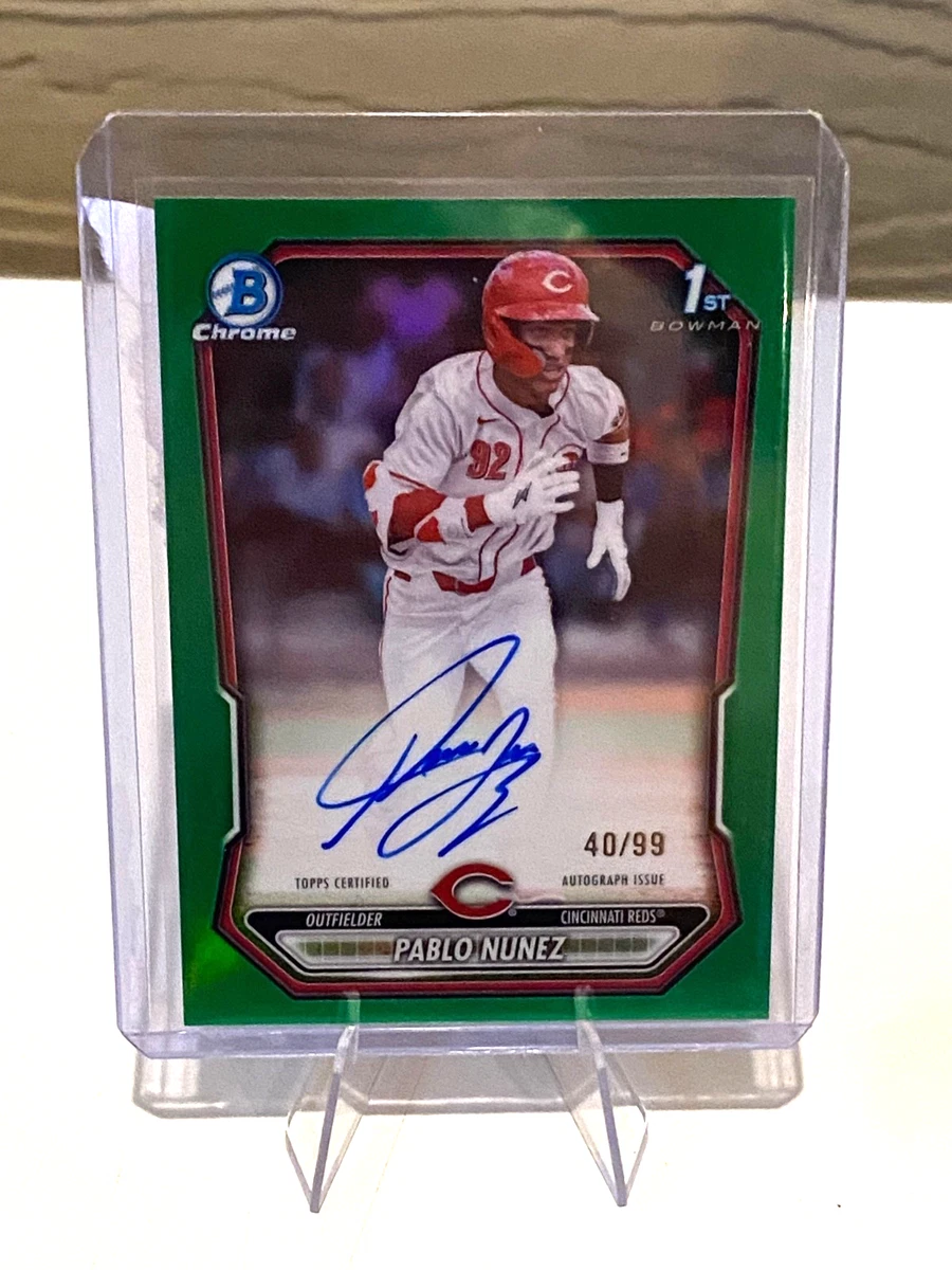 Bowman Cincinnati Reds Baseball Autographed Sports Trading Cards