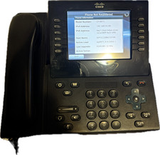 Cisco CP-9971 VoIP IP Phone Color Touchscreen CP-9971-C-K9 with Stand