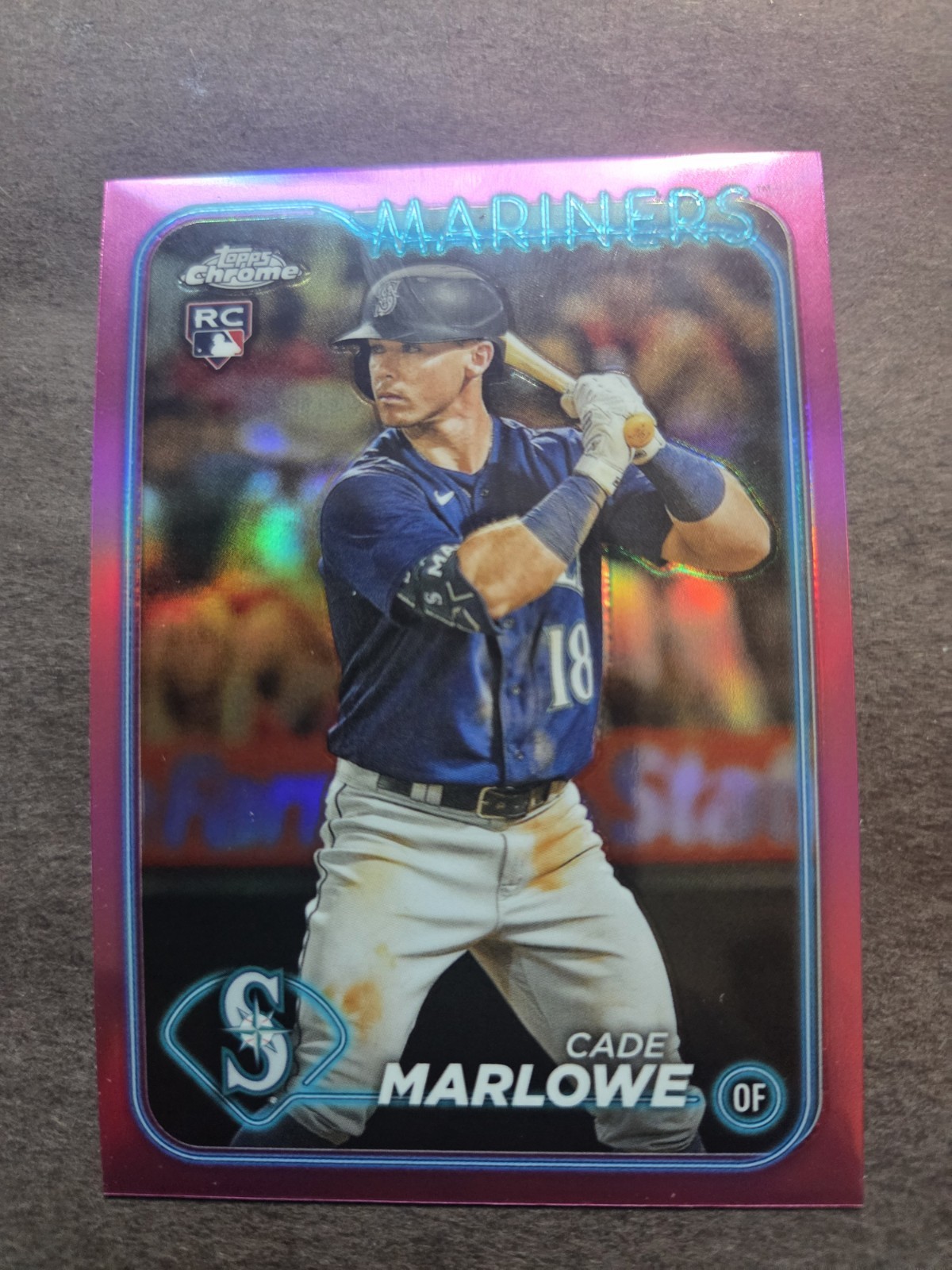 2024 Topps Chrome - Cade Marlowe #266 Pink Refractor (RC)