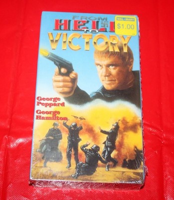 FROM HELL TO VICTORY (NEW VHS)  WWII George Peppard - We Combine Shipping