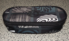 4YOU Federmäppchen Stifteetui Schlampermappe Grau gemuster