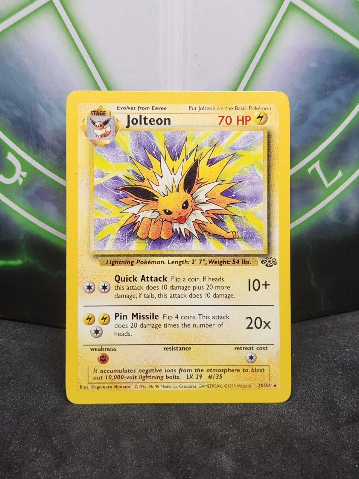 Pokemon Jolteon 20/64 Jungle Rare NM