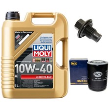 Motoröl Filter Set 10W-40 5 Liter + Ölablassschraube für Ford Explorer 4.0 V6