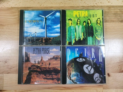 #ad PETRA 4 CD LOT Praise Wake Up Call Unseen Power No Doubt 1995 1991 1993 1989 $18.75