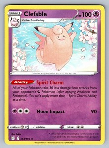 Clefable 063/196 Lost Origin Rare