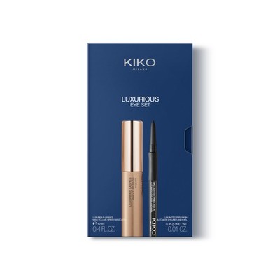 KIKO Milano Mascara & Kajalstift Set, Make-Up, Augen-Make-Up, 2-teilig