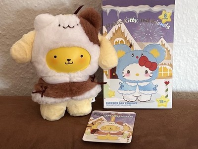Hello Kitty and Friends Series Set Pompompurin Hund Puppe Plüschie mit Box neu
