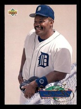1993 Upper Deck with On Deck with #D11 Cecil Fielder Tigers