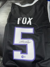 DeAaron Fox, autographed jersey, certificate of authentication