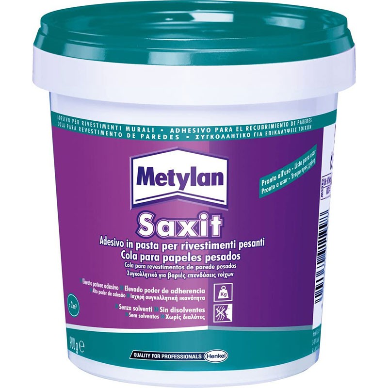Colla Metylan Saxit 900g per Pannelli Decorativi e Rivestimenti in PVC