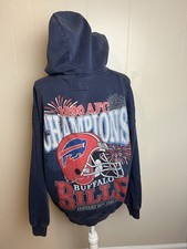 Abercrombie & Fitch NFL Buffalo Bills Vintage-Inspired Graphic Hoodie M Soft