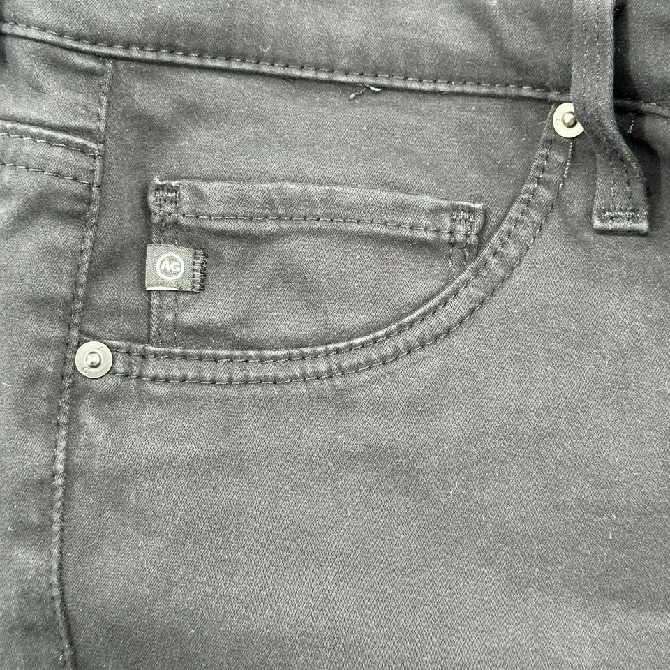 Adriano Goldschmied Jeans Womens 28 Black Denim The Legging Ankle Super Skinny - Image 3 of 4