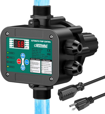 Smart Adjustable Pressure Switch for Well Pump, Automatic Water Pumps Switch, Dr