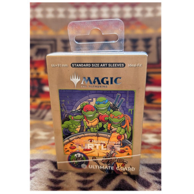 Magic The Gathering Teenage Mutant Ninja Turtles Sleeve Pizza Box Ultimate Guard