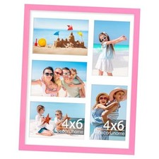 11x14 Picture Frames Collage Wall Decor, Display 5Pcs 4x6 11x14 5-4x6 Pink