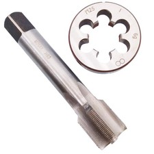 HSS M25 x 1mm Tap M25 x 1.0mm Die Metric Thread Right Hand Tapping Tool Set