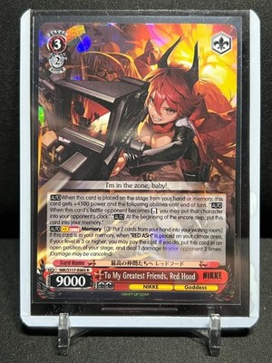 To My Greatest Friends, Red Hood NIK/S117-E065 R Rare Weiss Schwarz NIKKE Eng