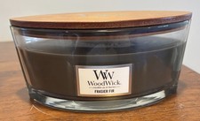 WoodWick 16 Ounce Frasier Fur Crackles As It Burnes Scented Candle NOS Wood Wick