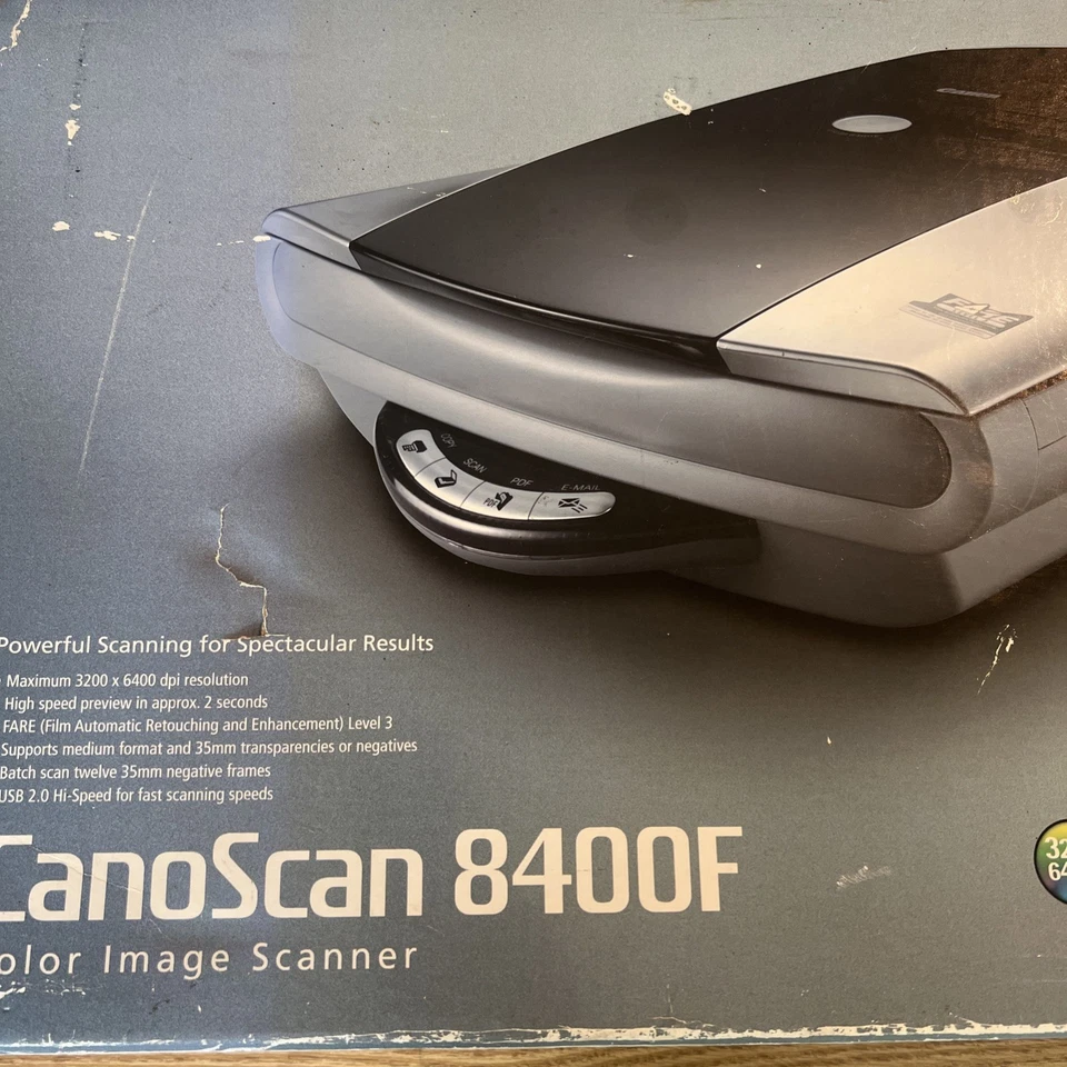 Canon CanoScan 8400F Color Image Scanner- 3200 X 6400 DPI Resolution Hi-Speed - Image 2 of 4