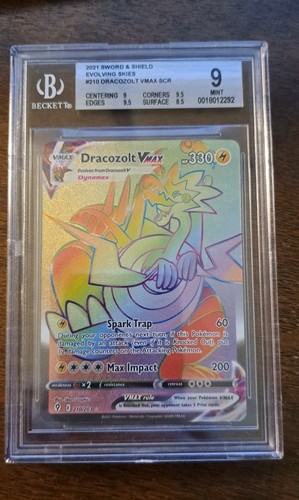 Dracozolt VMAX graded BGS 9 for sale on eBay
