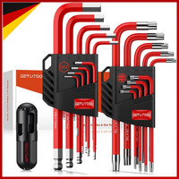 Innensechskant Satz 18Tlg. Kugel 1,5-10Mm Torx T10-T50 Cr-V-Stahl Werkzeugset