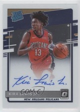 2020 Panini Donruss Optic Rated Rookie Signatures Kira Lewis Jr #163 Auto 0j5i