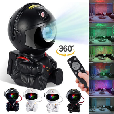 Astronaut Galaxy Projector, Starry Sky Nebula Projection Night Light with Remote