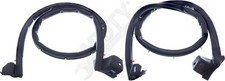 APDTY 140824 Door Seal Set; Half Door Rubber Weatherstrip Seal Pair Left & Right
