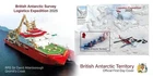 2025 BAT  BRITISH ANTARCTIC TERR. ANTARCTIC SURVEY LOGISTICS MINIATURE SHEET FDC