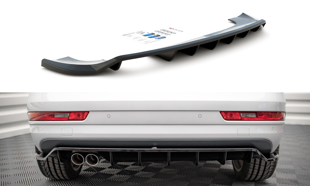 Arriere Splitter Audi Q3 Sport 8U Facelift finition haut de gamme Maxton