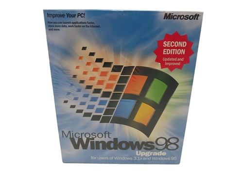 Microsoft Windows 98 Upgrade Second Edition - NEW & SEALED