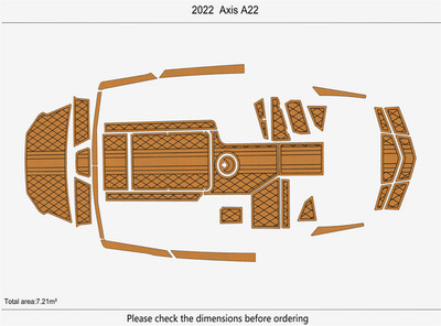 2022 Axis A22 DuraEVA Boat flooring