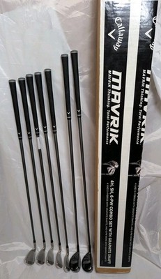 Callaway Mavrik 7 Club Combo Set- 4H/5H Graphite 6,7,8,9,PW Graphite Shaft Irons