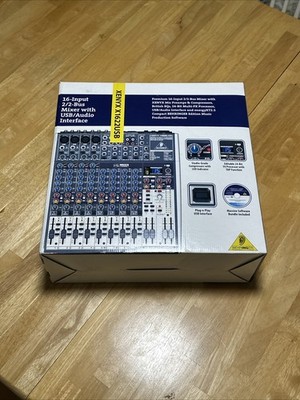 Behringer Xenyx X1622USB Sound Mixer with USB and Effects 12-channel USB Mixer
