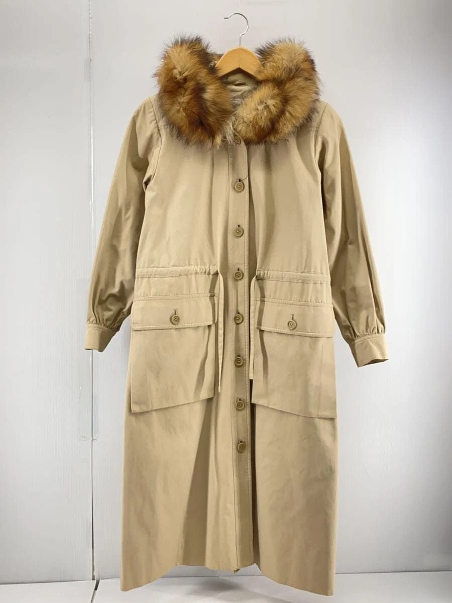 SAINT LAURENT (YSL) Cappotto YVES SAINT LAURENT M BEG beige cotone dal Giappone _012