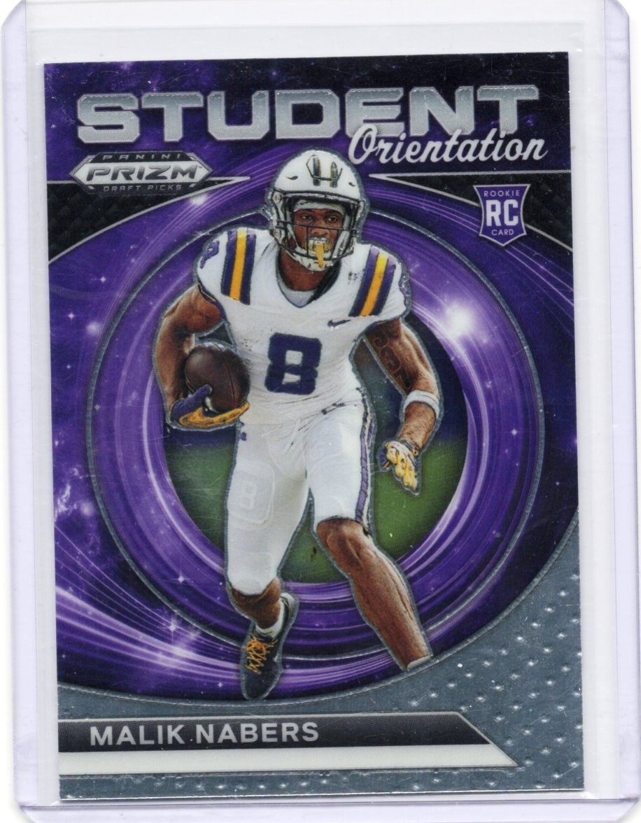 2024 Panini Prizm Draft Picks - Student Orientation Malik Nabers #SO-MN (RC)