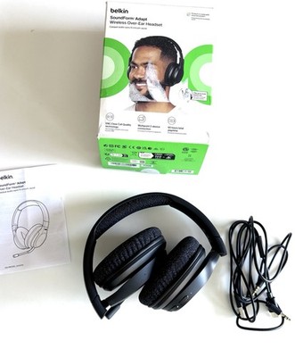 Belkin SoundForm Adapt Wireless USB-C Over-Ear Foldable Headset - Black