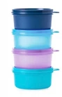 Tupperware Julchen 4 x 200 ml new B15 hit parade bowl small blue
