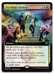 Fix What's Broken (Extended Art) #350 Foil - Secrets of Strixhaven MTG